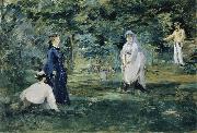 Edouard Manet A Game of Croquet oil painting on canvas